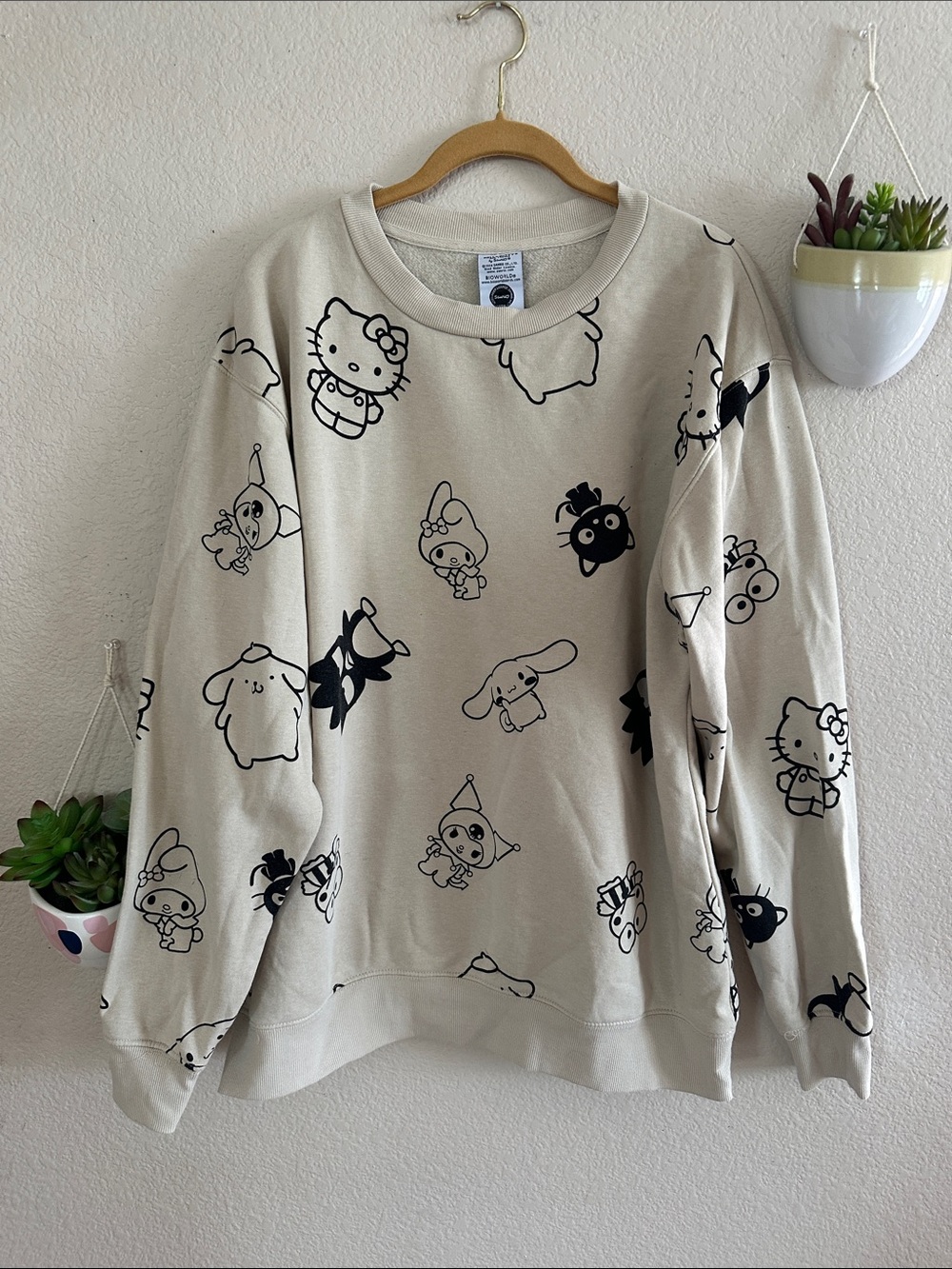 Hello Kitty San Rio Bioworld Character Sweatshirt Pull Over XL